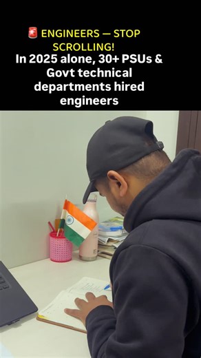 Engineer’s Guide(GATE ,PSU, Tech & Govt Jobs) | 2025 proved one thing clearly: 🔥 PSUs + Govt Technical Jobs are REAL. From IOCL, ISRO, DRDO, BHEL, GAIL, Oil India, NHAI, AAI, Navy, IB &... | Instagram