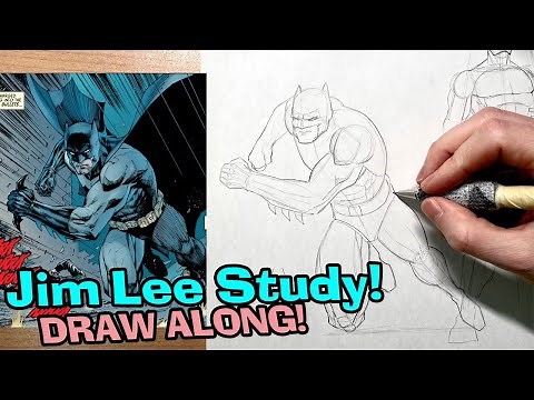 Learning From Jim Lee! Live Drawing Practice! *Draw Along*