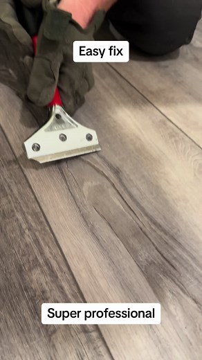 How to Easily Fix Damaged LVP Plank with Super Glue