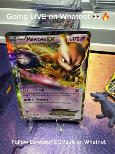 These cards are going live on my WhatNot Stream tonight Follow me DawsonTCGVault over on whatnot