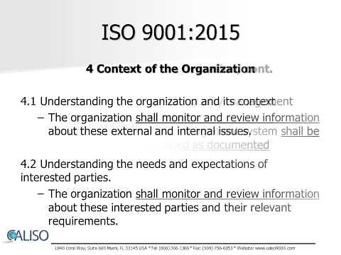 ISO 9001:2015 Overview Training Presentation