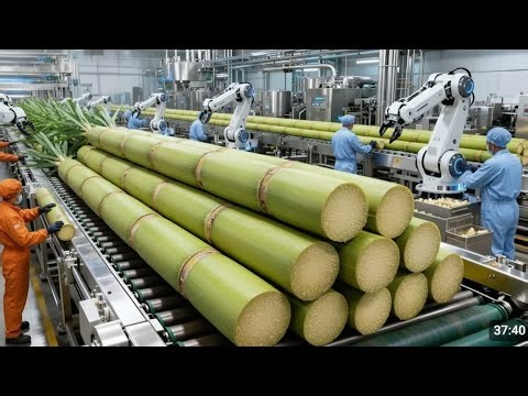 Sugar Cane Full Process Inside Factory | From Cane to Sugar 🤯
