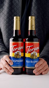This or that matchup 🤜 🤛 Tart Raspberry or creamy Torani Red Raspberry—which of these classic flavors are you going for? 🤔 ❤️ 🙋‍♀️ | Torani