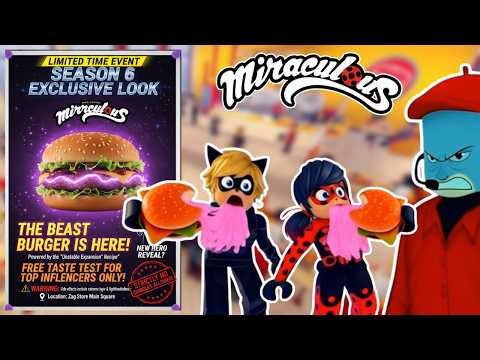 MIRACULOUS SEASON 6 LEAK! 📱 Lady Wifi & Hawk Moth's Beast-Burger Scam! (Roblox)