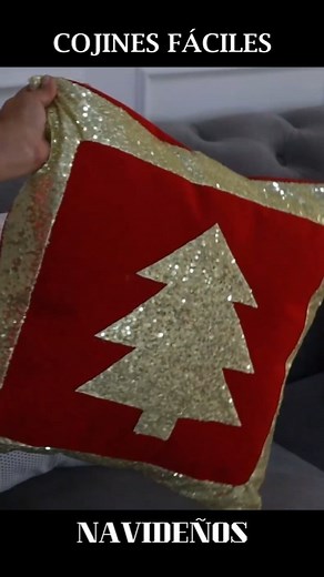 Anny Rodriguez | En tan solo 1 minuto te enseño como hacer cojines elegantes navideños🎄 #reels #navidad #fácil #tutorial #costura #creative #decor... | Instagram