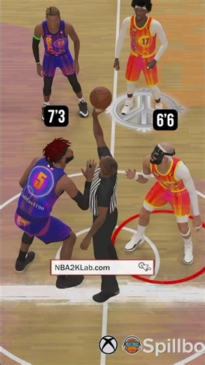 NBA 2K24 REC Gameplay: 7’3 Center Build vs 6’6 Power Forward Build #nba2k24 #2k #2k24