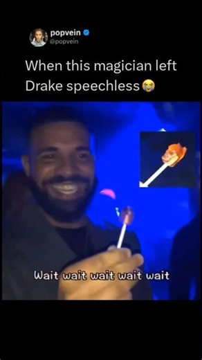 When this magician left Drake speechless 😳