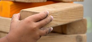 DIY an Oversized Outdoor Jenga Game | DoItYourself.com