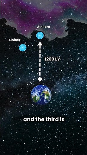 Alignment of Orion's belt: are they together?