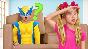 12K views · 148 reactions | Funny Hide and Seek challenge and pretend play Superheroes | Toys Review | Facebook