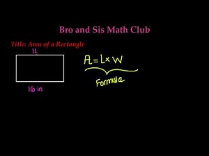 Area of a Rectangle - 7th Grade Math