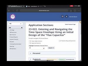Revising an IRB Application