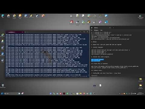 Kali Linux - How to install Gnome desktop on WSL via Windows 11 - youtube 2023