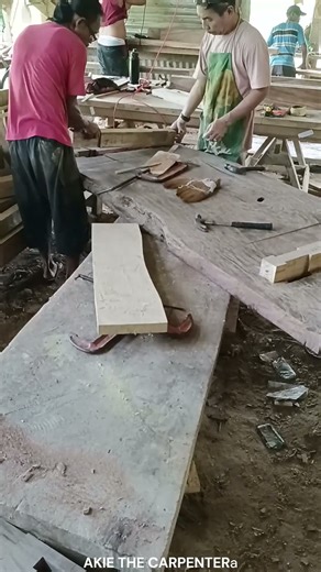 Making a Solid Wood Full Slab Dining Table Woodworking I Natural Live Edge Wood I Akie The Carpenter