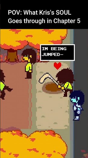 POV: Kris's SOUL in Chapter 5 (Deltarune) #shorts #fyp