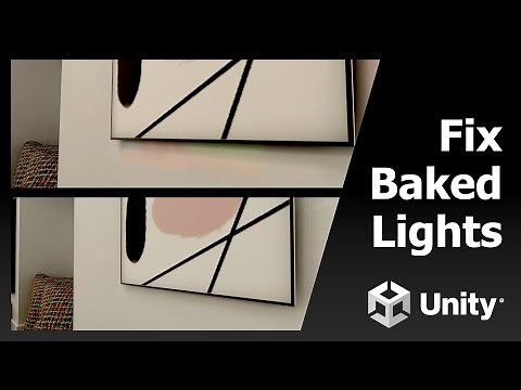 How To Fix Weird Artifacts After Baking in Unity