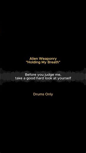 #AlienWeaponry - Holding My Breath #4 #drum #drumcover #music #rock #metal #hardcore #metalcore
