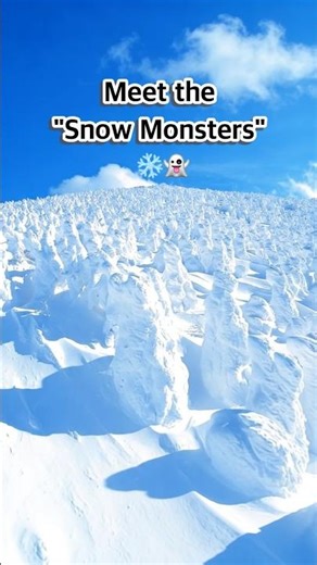 Real SNOW MONSTERS in Japan! ❄️👻 (Zao Onsen)