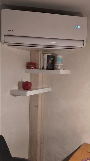 Klimaleitungen verkleiden: IKEA Hack & Holzverkleidung
