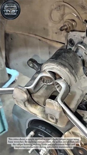 Brake Caliper Piston Reset Trick | Simple Auto Repair Tool Hack#mechanic #shorts #usa