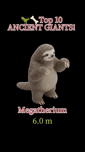 Top 10 ANCIENT GIANTS! 🦖🦴 (Size Comparison) #Shorts