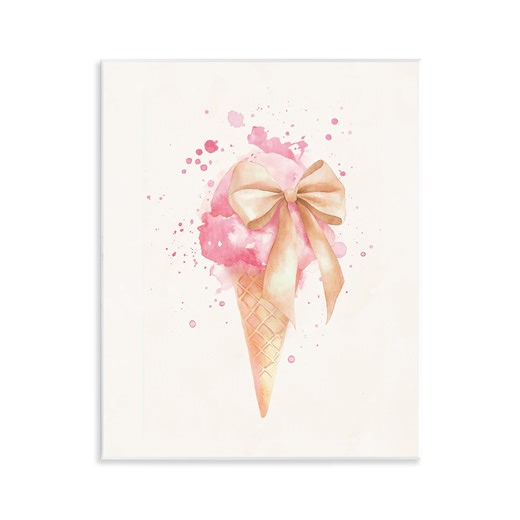 Mercer41 Icy Charm Ice Cream Cone Wall Plaque, design by Svetlana Aleynikova | Wayfair