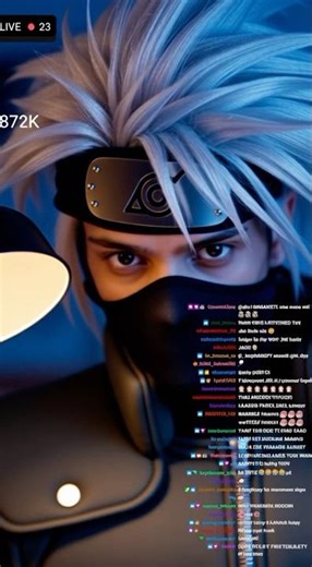 Kakashi Live Reading Stream #naruto #comedy #anime #skits #shamz