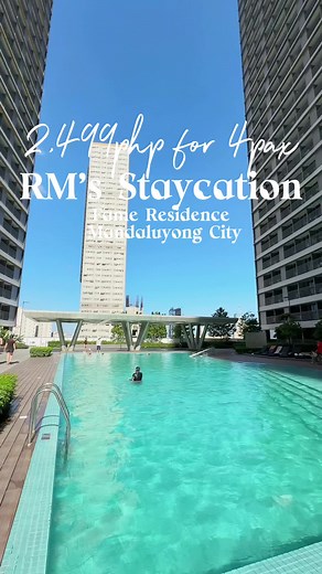 Affordable Staycation at RM's Fame Residences in Mandaluyong