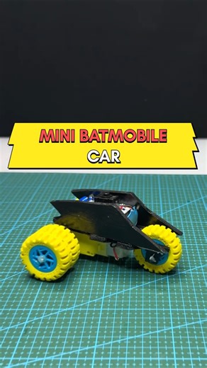 DIY Mini Batmobile 🦇 | Basic Level 1 #shorts