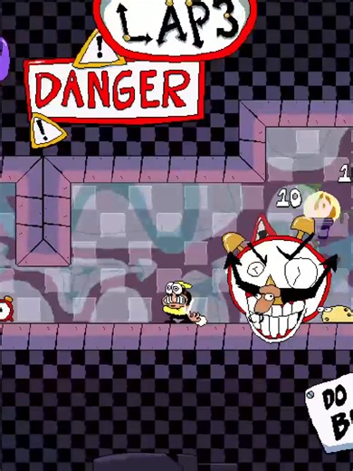 Pizza Tower D-SIDE Lap 3 P-Rank Gameplay