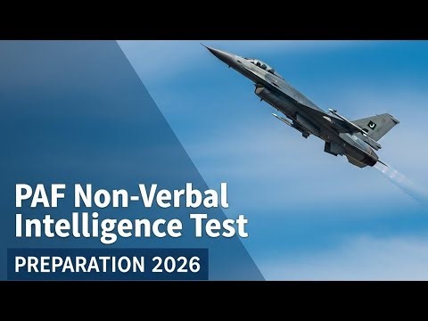 PAF NON VERBAL INTELLIGENCE TEST PREPARATION 2026