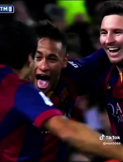 MSN 😍#messi #suarez #neymar #msn #barselona🔵🔴