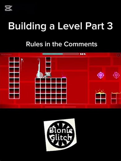 Building a Level Part 3! #geometrydash #gd #geometry_dash #geometrydashplayer #gdcreator #gdplayer