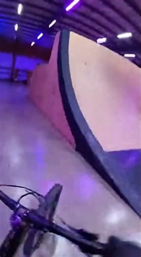 DOUBLE BACKFLIP FAIL at Indoor Bike Park