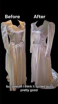 1940s Vintage Wedding Dress Restoration: Surprise Anniversary Gift Part 4 (The Final Reveal)