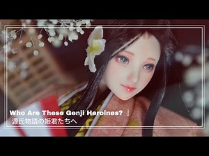 NO TALKING ASMR Doll Makeover 🌸 Who Are These Genji Heroines? ｜ Face-Up Display