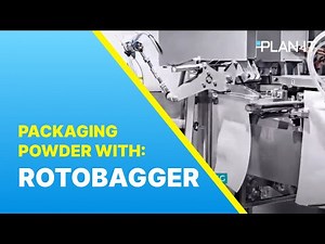 Packaging Powders with Auger Filler & Premade Pouch Machine, The Rotobagger
