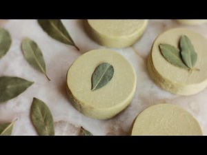 Pure olive oil & laurel leaf soap🍃 100% olive oil soap 🍃 Natural hot process recipe