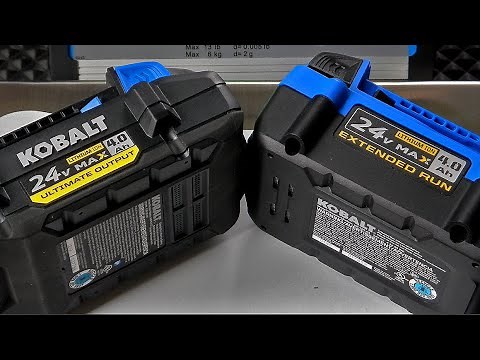 KOBALT Extended Run v Ultimate Output batteries