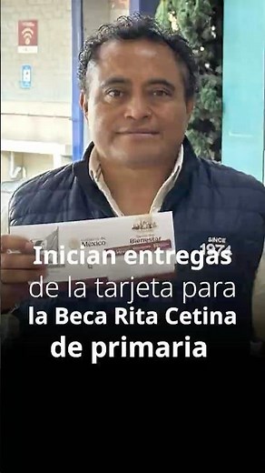 ¡La #BecaRitaCetina para primaria ya inició la entrega de tarjetas!
