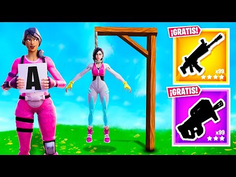 CHOOSE THE CORRECT LETTER OR DIE! (FORTNITE MINIGAME) - ElChurches