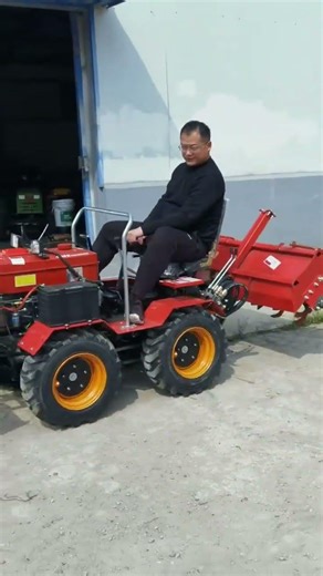 Orchard greenhouse management rotary tiller multi-function rotary tiller multi-function four-whe