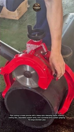 Smart Pipe Cutter Makes Large Pipe Work Faster