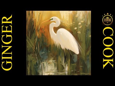 You Won't Regret Painting this Golden Marsh Egret - Art Anyone Can Create in Acrylics