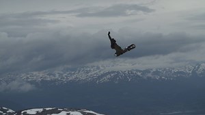 *Morpheus voice* What if I told you this was a switch method?! Niklas Mattsson dropping an absolute beaut. | Rome Snowboards
