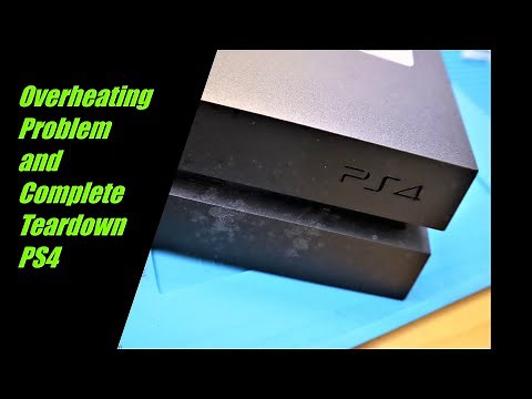 Complete PS4 disassembly for a cleaning and new thermal paste, for an overheating issue.