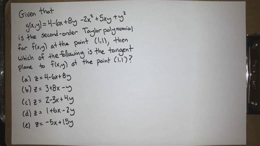 Critical points; Second partials test (Calc 3; Lecture 2-7; Fall 25)