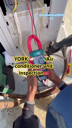 YORK❤️❄️ Air conditioner unit 🪛🧰inspection #hvac #airconditioner #shortvideo #shorts #viralvideo