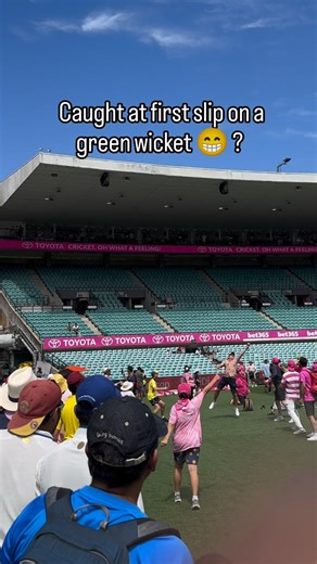 Kids playing cricket inside SCG | cricketing culture Australia 🦘 #cricket Caught at first slip