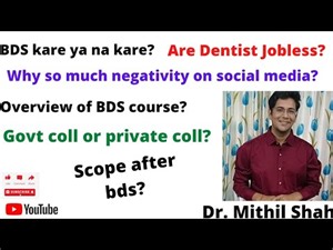 BDS karna chaiye ya nahi? Scope after BDS? Are dentist jobless? #bds